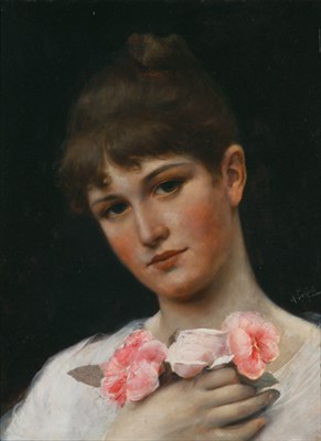 Lot 1027 - Alfred Seifert Czechoslovakian, 1850-1901 Lady...