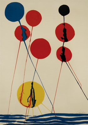 Lot 4172 - Alexander Calder [SPHERES AND WAVES] Color...