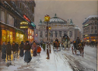 Lot 1074 - Edouard Leon Cortes French, 1882-1969 Place de...
