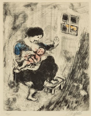 Lot 4179 - Marc Chagall LE LOUP, LA MERE ET L'ENFANT...