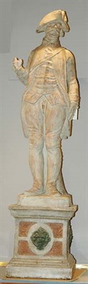Lot 325 - Continental Terra Cotta Figure of a Soldier In...