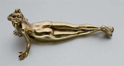 Lot 901 - Gold Nude Statue