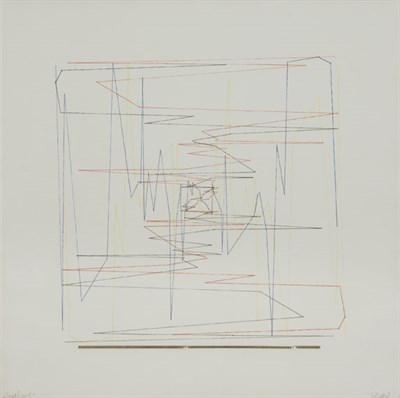 Lot 4286 - Sol LeWitt UNTITLED (TATE L8) Color lithograph...