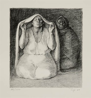 Lot 4450 - Francisco Zuniga LA RITUAL (B. 97) Lithograph,...