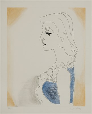 Lot 4379 - Man Ray TONY (A. 60G) Color etching and...