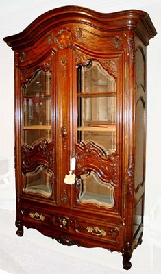 Lot 389 - Provincial Louis XV Walnut Armoire 18th...