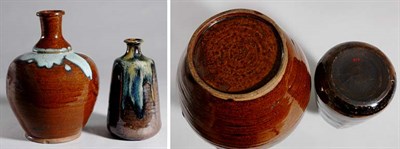 Lot 502 - Japanese Sake Bottle; Together with a Sake Jar...