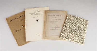 Lot 4123 - STEVENSON, ROBERT LOUIS Deacon Brodie, or The...