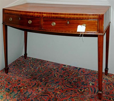 Lot 274 - George III Inlaid Mahogany Side Table Late...