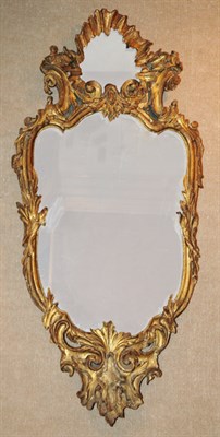 Lot 222A - Italian Rococo Gilt-Wood Mirror Height 39...