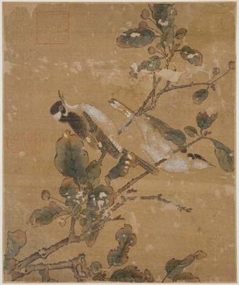 Lot 354 - Two Album Leaves Anonymous 16th Century Bird...