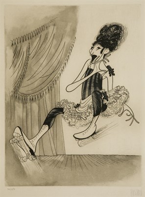 Lot 4255 - Al Hirschfeld BARBRA STREISAND Etching and...