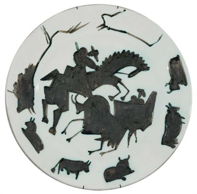 Lot 4362 - Pablo Picasso CORRIDA (A.R. 181) Painted and...