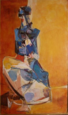 Lot 50 - Maria Luisa Pacheco Bolivian, 1919-1982 Seated...