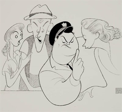 Lot 4257 - Al Hirschfeld THE HONEYMOONERS WITH JACKIE...