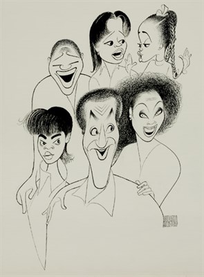 Lot 4256 - Al Hirschfeld BILL COSBY AND THE CAST OF THE...