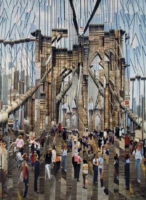 Lot 1215 - Serge Mendjisky French, b. 1929 Pont de...