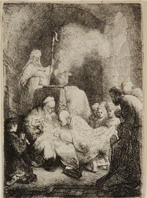 Lot 4382 - Rembrandt Van Rijn THE CIRCUMCISION: SMALL...