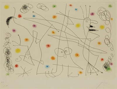 Lot 4331 - Joan Miró STRIP-TEASE (DUPIN 272) Color...