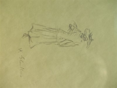 Lot 36 - William Glackens American, 1870-1938 Walking...