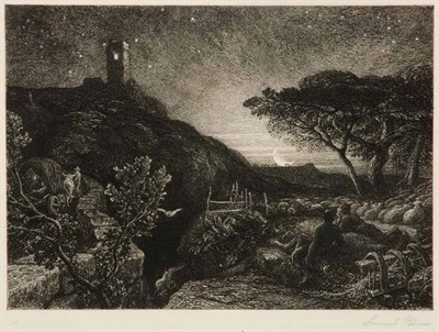 Lot 4346 - Samuel Palmer THE LONELY TOWER (LISTER 12)...