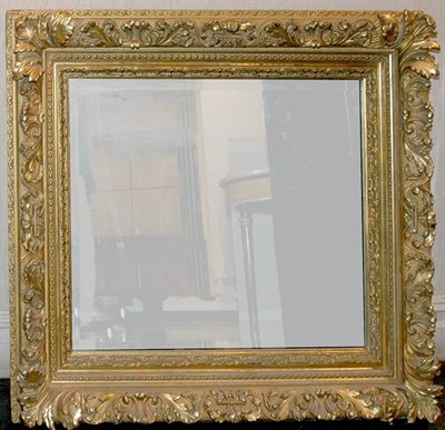 Lot 3245 - Rococo Style Gilt-Wood Mirror Height 37 inches,...