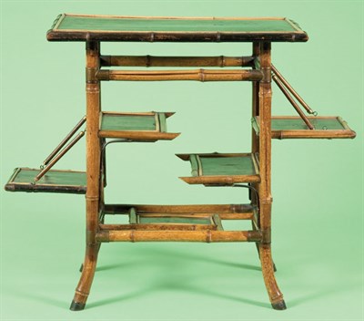 Lot 3177 - Georgian Style Chinoiserie Decorated Bamboo...