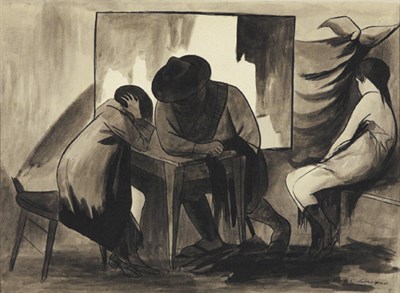 Lot 1139 - Jose Clemente Orozco Mexican, 1883-1949...