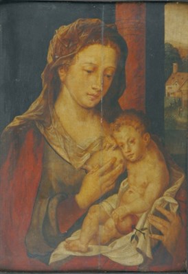 Lot 32 - Circle of Joos van Cleve Madonna and Child...
