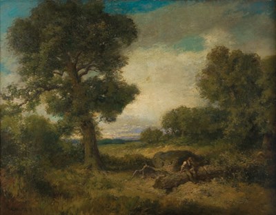 Lot 1232 - Hermann Herzog German/American, 1832-1932...