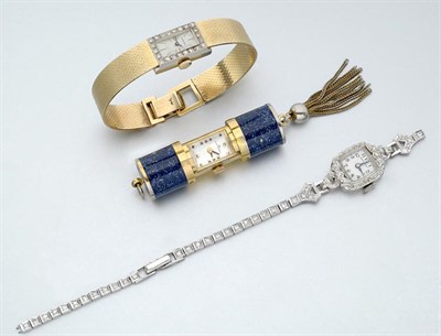 Lot 748 - Two Wristwatches and Pendant-Watch