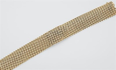 Lot 749 - Braided Gold Bracelet Watch