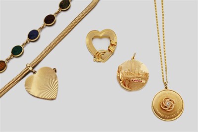 Lot 754 - Group of Gold Jewelry