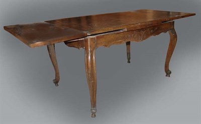 Lot 156 - Continental Fruitwood Draw Leaf Extension...