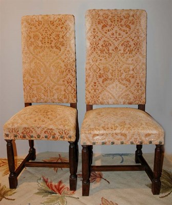 Lot 154 - Set of Twelve Italian Upholstered Walnut...