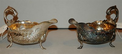 Lot 419 - Pair of Georgian Style Silver Footed...