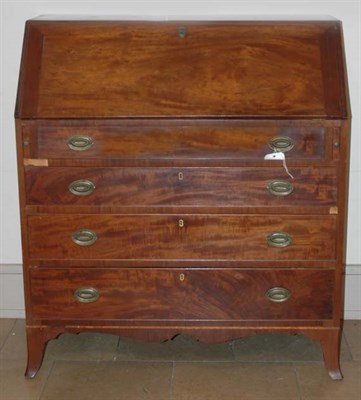 Lot 211 - Federal Fruitwood Slant Front Desk Height 45...