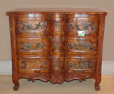 Lot 570 - Provincial Louis XV Style Fruitwood Commode...