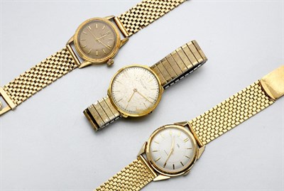 Lot 522 - Three Gentleman's Wristwatches