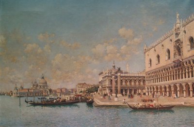 Lot 1021 - Federico del Campo Peruvian, 1837-1927 View...