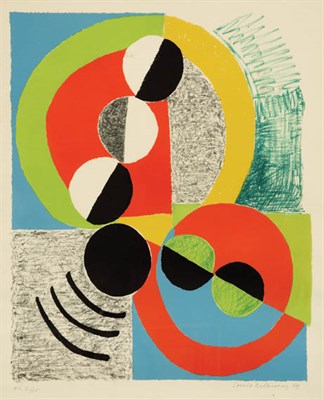 Lot 4192 - Sonia Delaunay AFFREUX JOJO Color lithograph,...