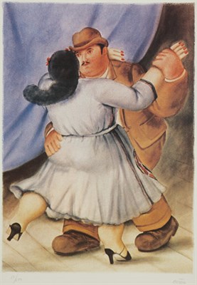Lot 4154 - Fernando Botero LES DANSEURS Color offset...