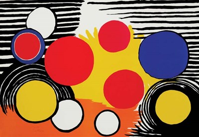 Lot 4168 - Alexander Calder [COMPOSITION WITH CIRCLES]...