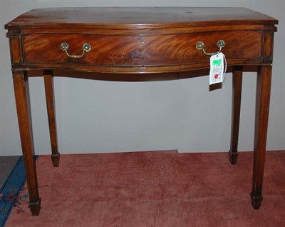 Lot 350 - Georgian Style Mahogany Serpentine Front...