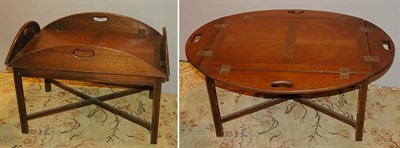 Lot 3538 - Georgian Style Mahogany Butler's Tray Coffee...