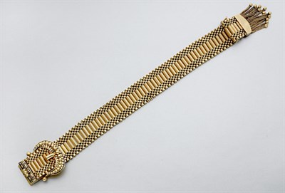 Lot 936 - Gold Bracelet-Watch