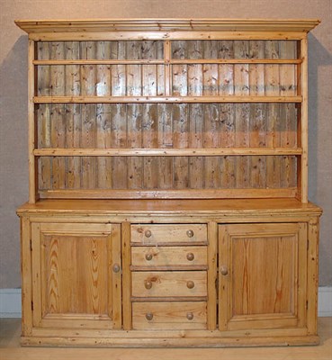 Lot 273 - Provincial Style Pine Hutch Height 6 feet 6...