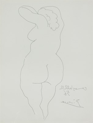 Lot 4358 - Pablo Picasso FEMME VUE DE DOS (B. 822)...