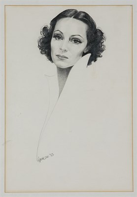 Lot 4002 - [DEL RIO, DOLORES] HENRY, MARILYN. Watercolor...
