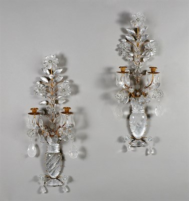 Lot 459 - Pair of Continental Rococo Style Gilt-Metal...